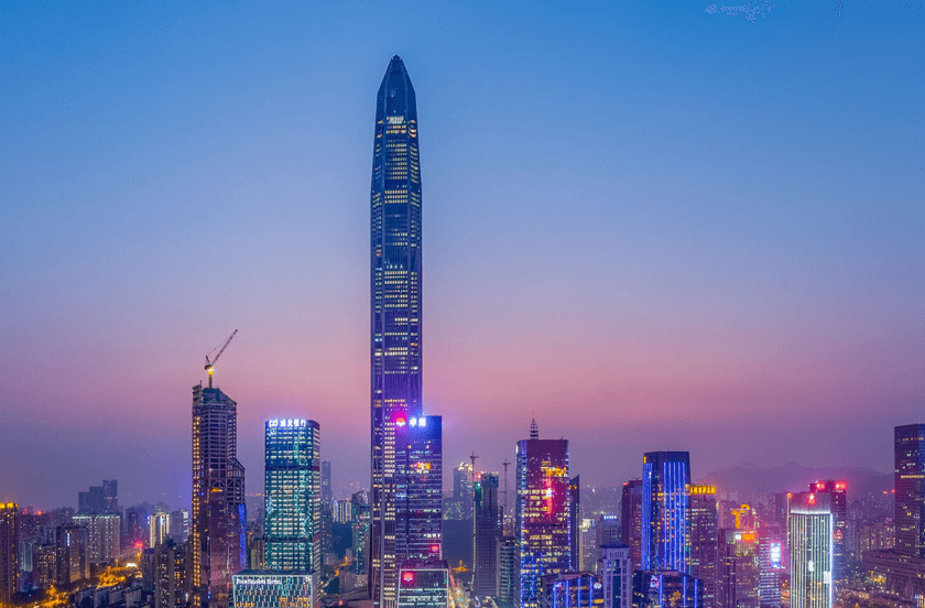 项目背景 深圳        中国平安集团总部,总高600米,117层,大楼人员